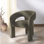 Safavieh Couture Catharia 3 Leg Dining Chair, SFV4602 - Olive Green