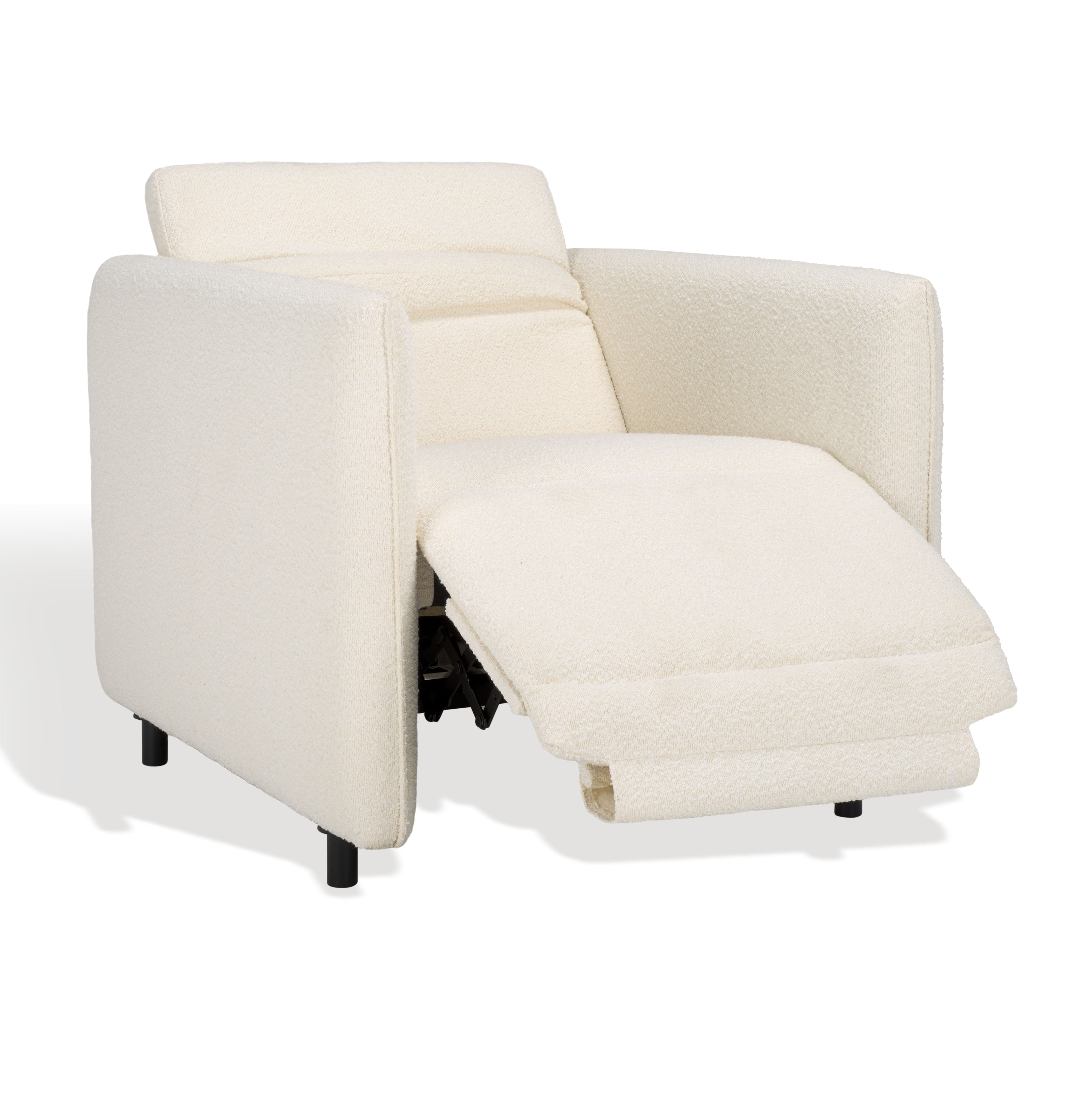 Safavieh Macilena Boucle Recliner, SFV4744 - Ivory