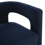 Safavieh Couture Deandre Contemporary Dining Chair - Navy