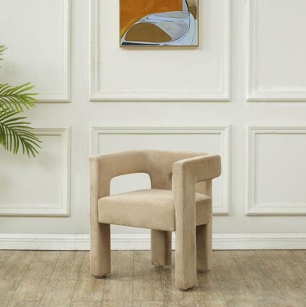 Safavieh Couture Deandre Contemporary Dining Chair - Light Brown