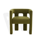 Safavieh Couture Deandre Contemporary Dining Chair - Olive Green