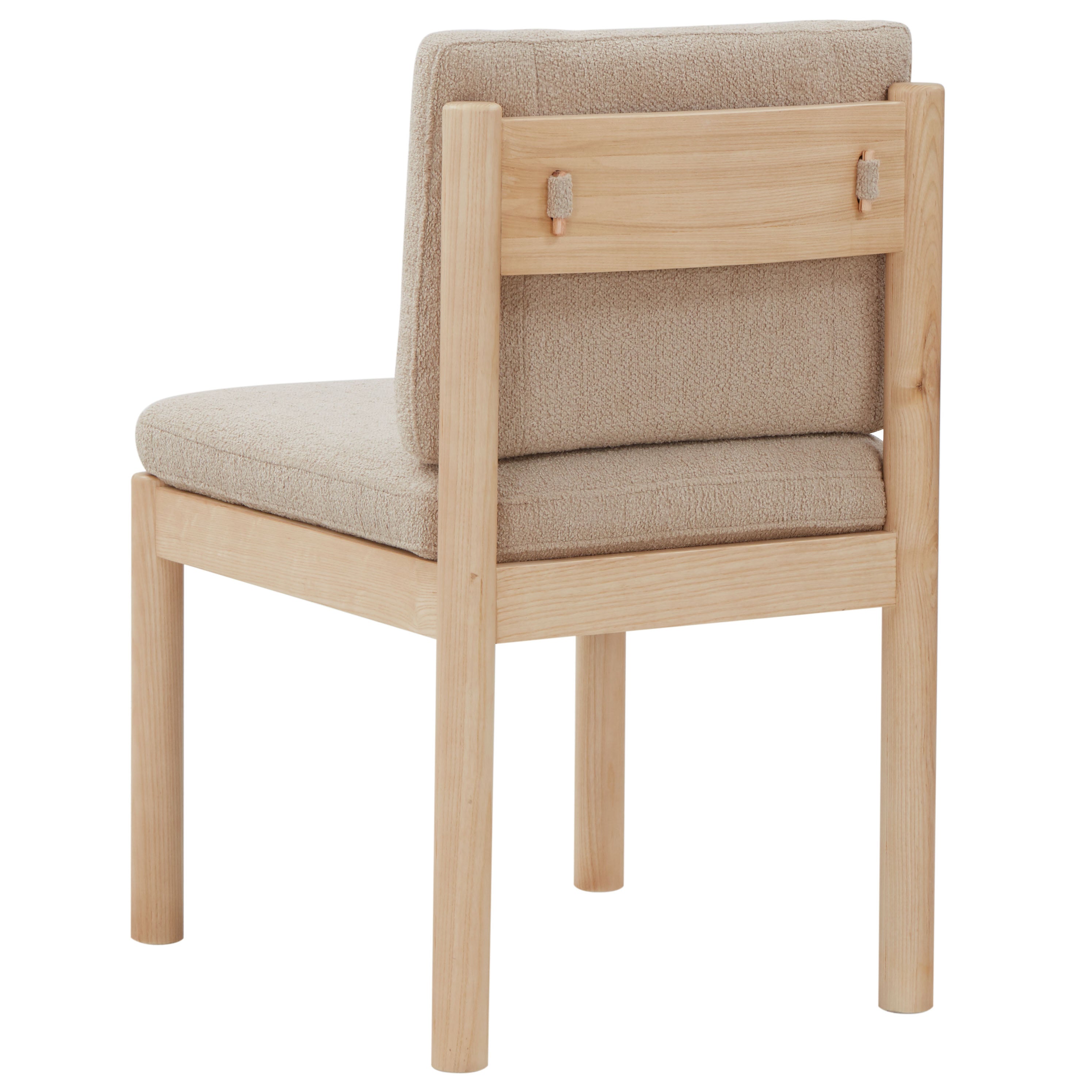 Safavieh Couture Kalmia Boucle Dining Chair, SFV4839 - Oatmeal / Natural