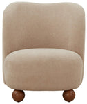 Safavieh Couture Rodolfo Boucle Accent Chair, SFV4848 - Oatmeal / Natural