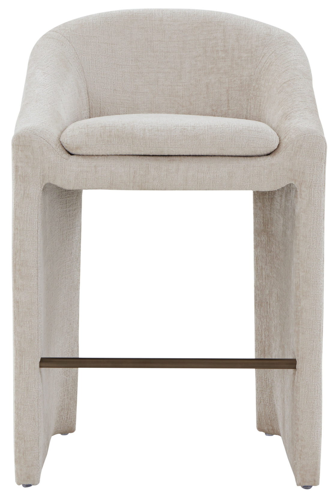 Safavieh Couture Kagan Chenille Barstool, SFV4858 - Cream