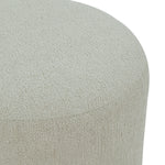 Safavieh Couture Nikolas Round Boucle Ottoman, SFV4862 - Taupe / Natural