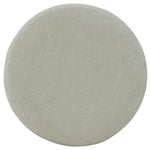 Safavieh Couture Nikolas Round Boucle Ottoman, SFV4862 - Taupe / Natural