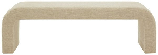 Safavieh Couture Caralynn Upholstered Bench, SFV5027 - Beige