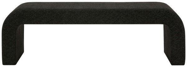 Safavieh Couture Caralynn Upholstered Bench, SFV5027 - Black