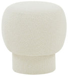 Safavieh Couture Leboeff Round Ottoman, SFV5101 - Ivory