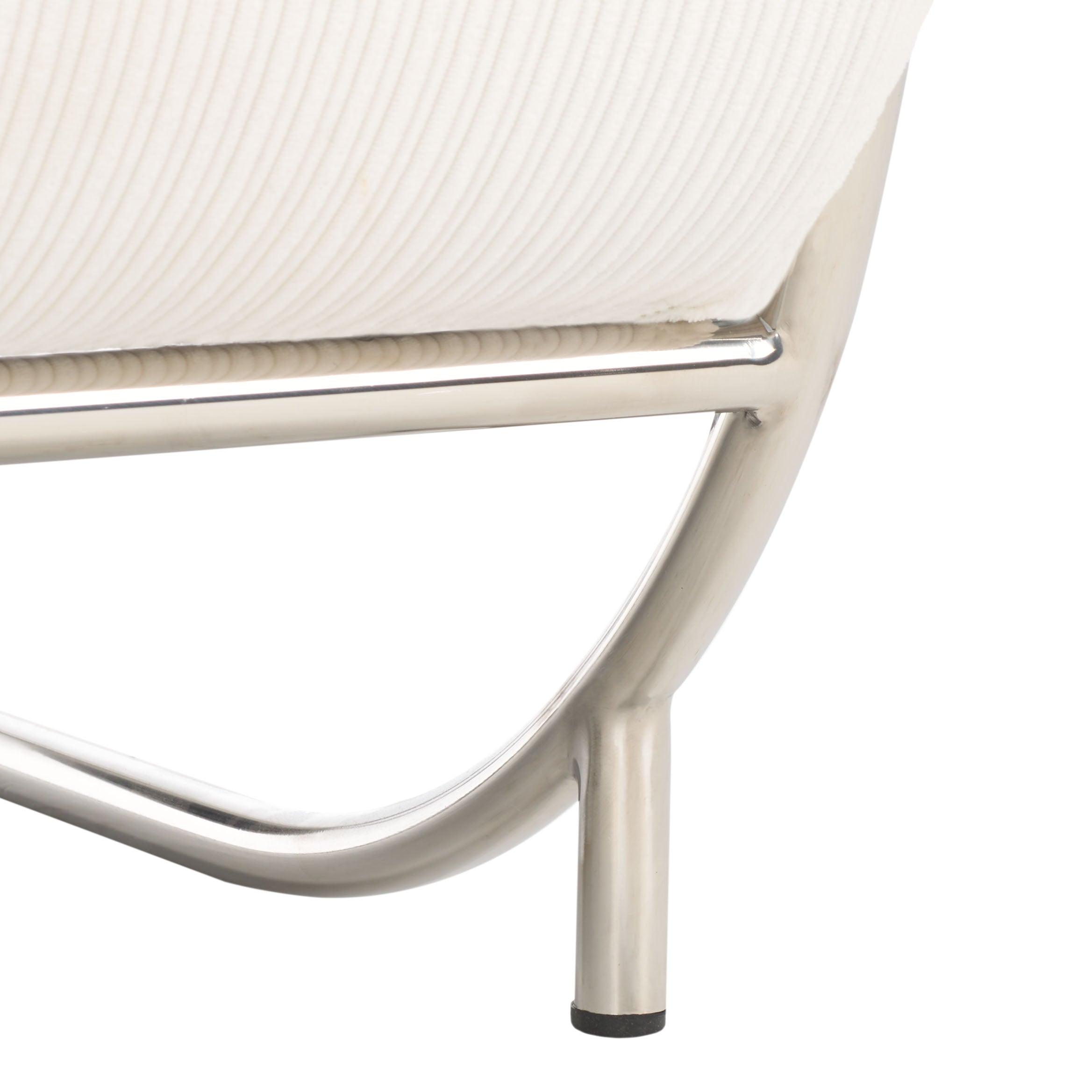 Safavieh Couture Bethann Metal Frame Accent Chair, SFV5130 - White / Silver