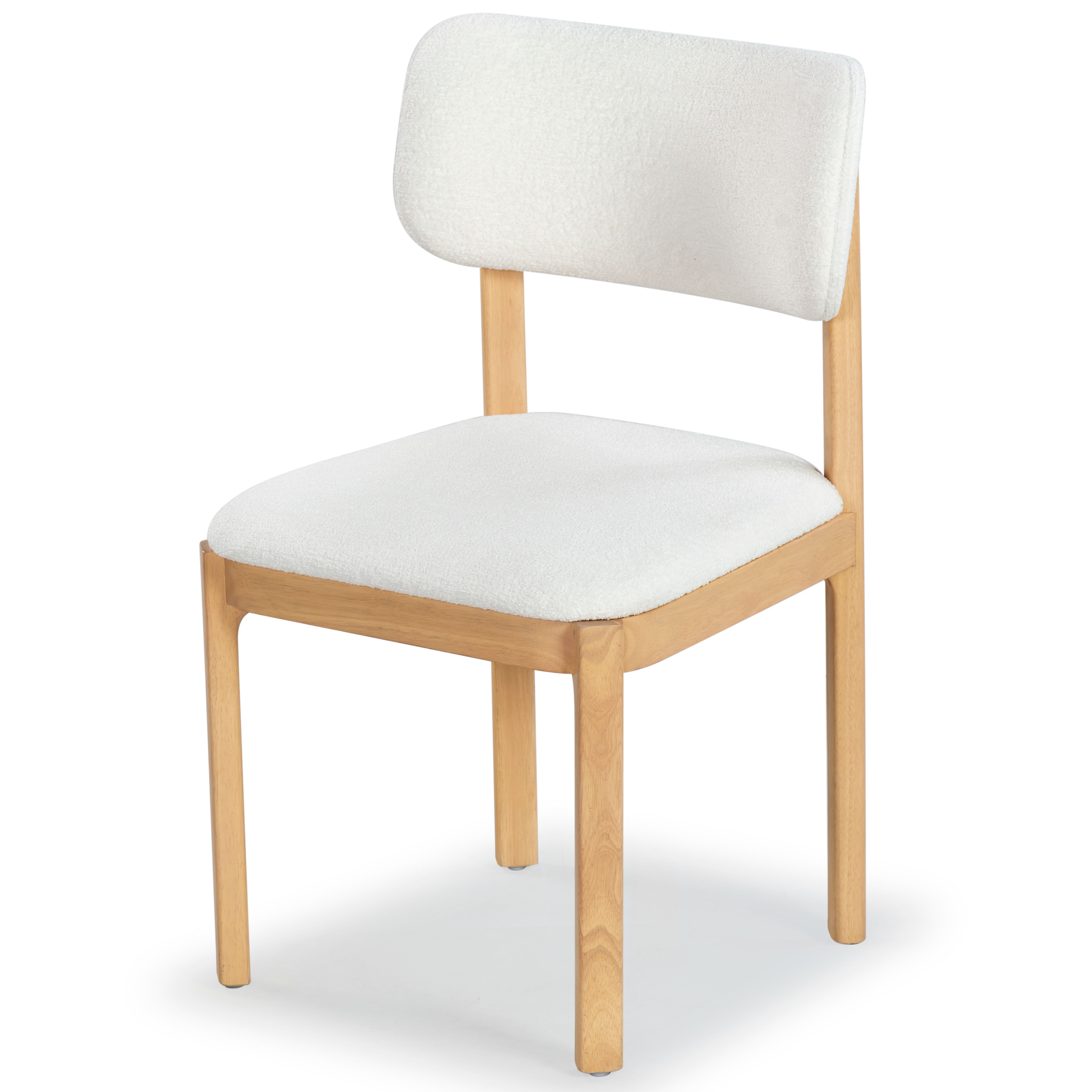 Safavieh Couture Trystan Boucle Dining Chair, SFV7233 - Ivory / Natural