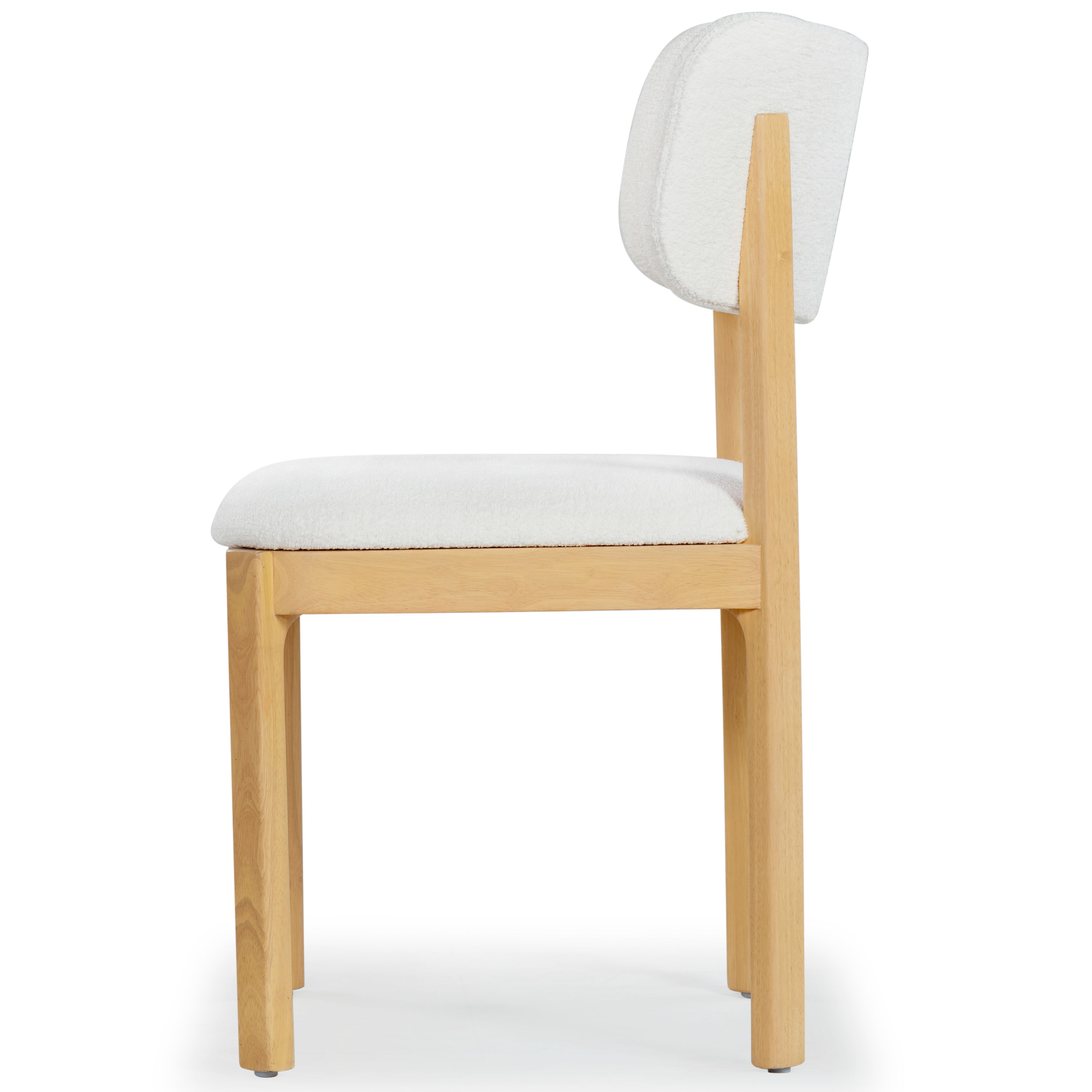 Safavieh Couture Trystan Boucle Dining Chair, SFV7233 - Ivory / Natural