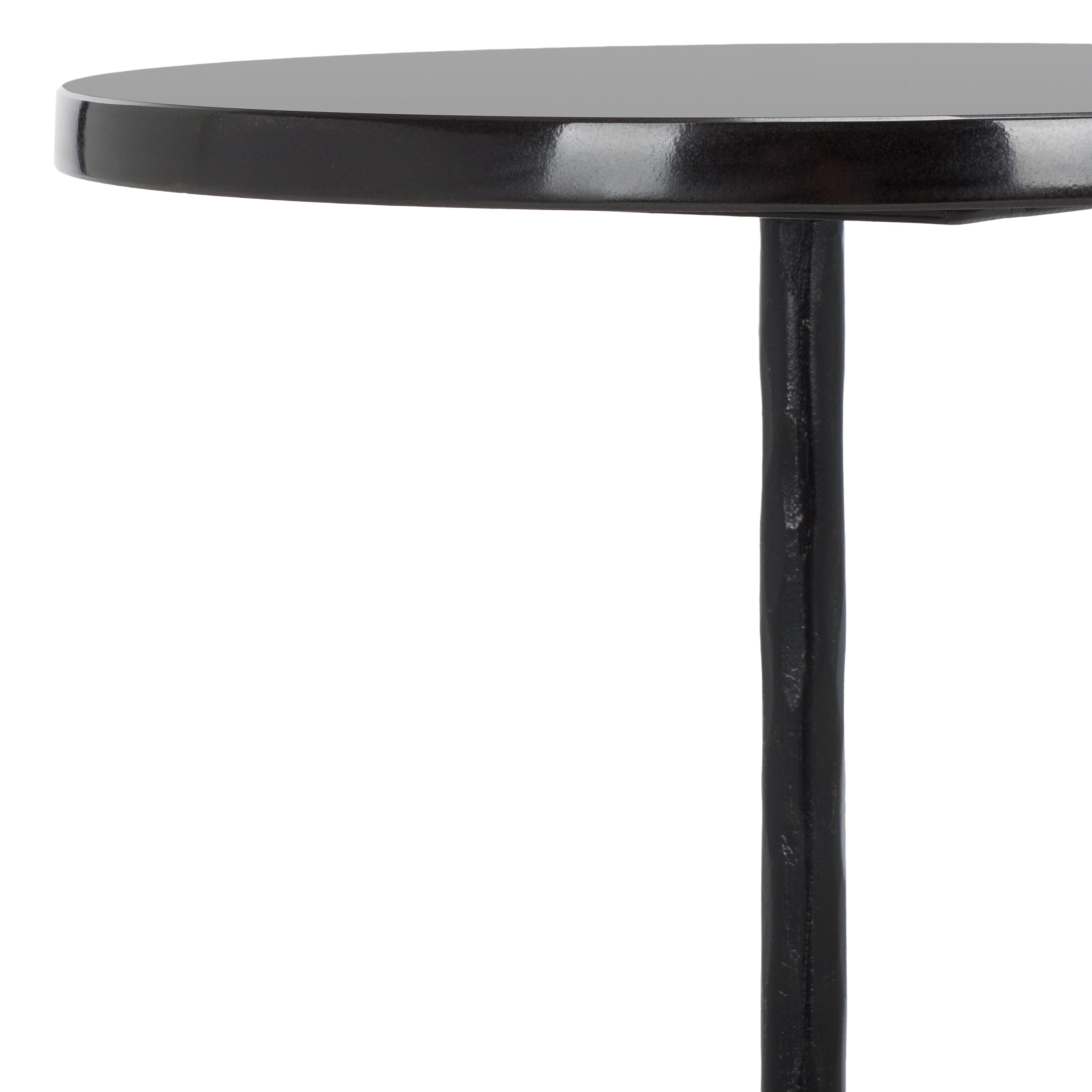 Safavieh Couture Fabrianna Marble Top Drink Table, SFV9533 - Black / Black