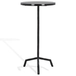 Safavieh Couture Fabrianna Marble Top Drink Table, SFV9533 - Black / Black