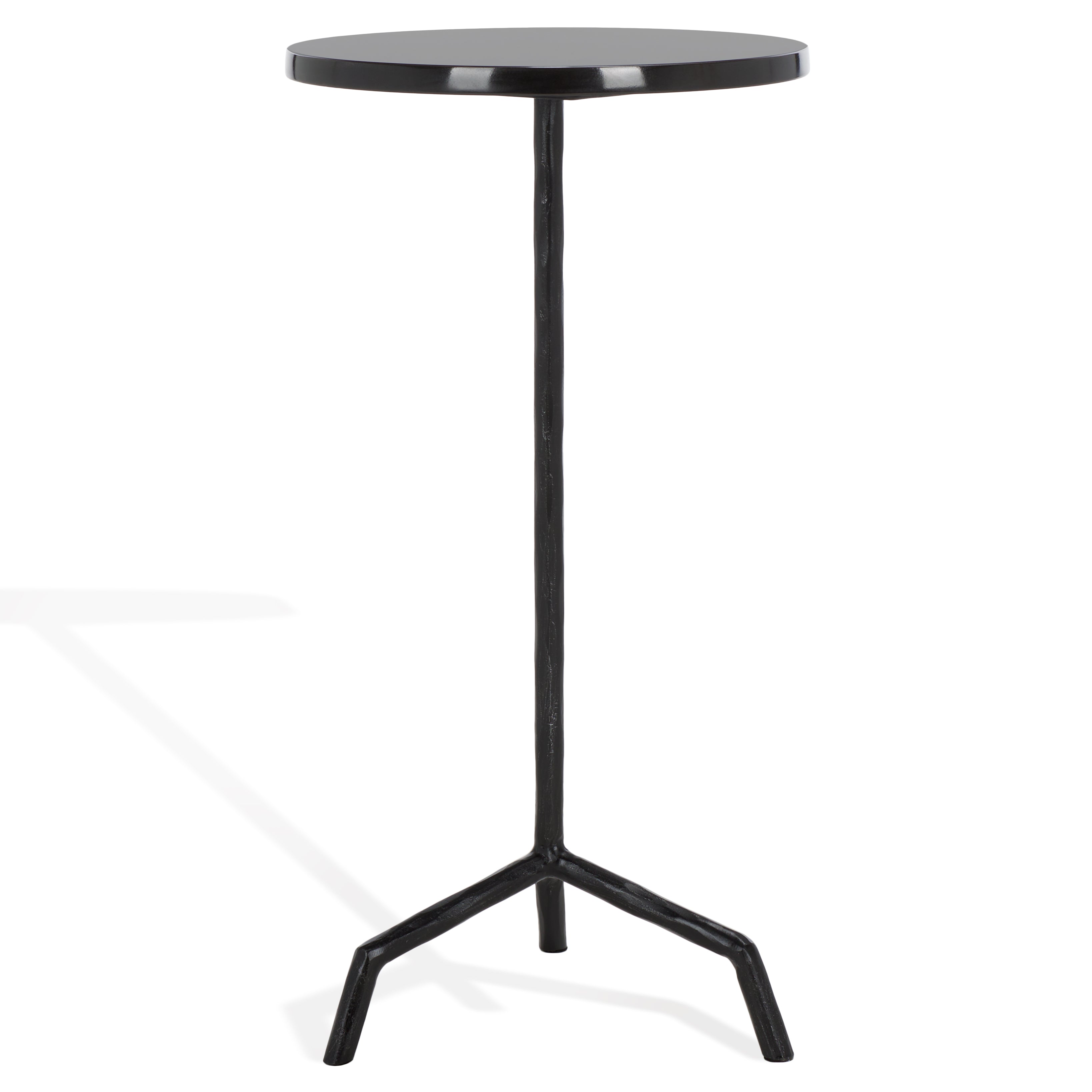 Safavieh Couture Fabrianna Marble Top Drink Table, SFV9533 - Black / Black