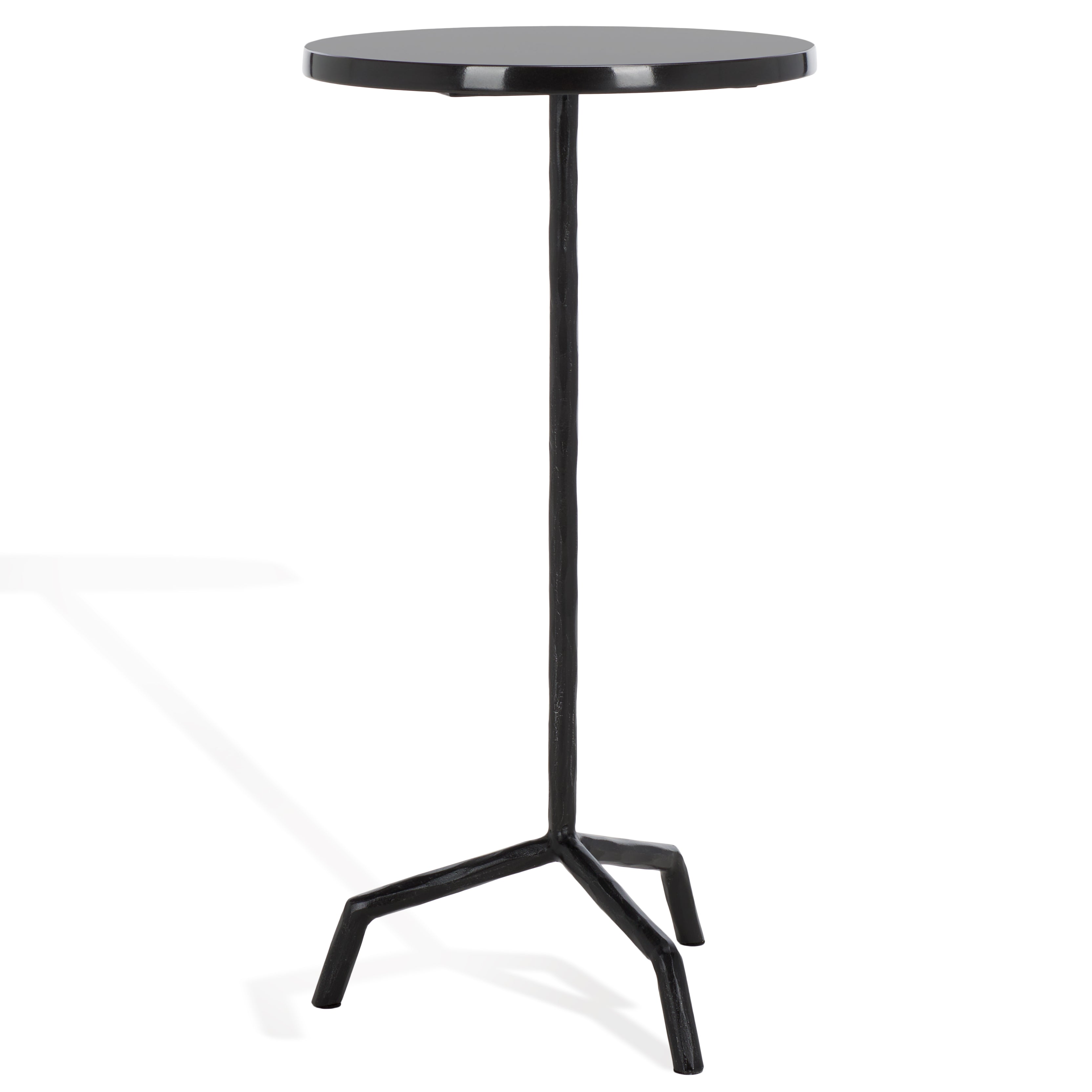 Safavieh Couture Fabrianna Marble Top Drink Table, SFV9533 - Black / Black