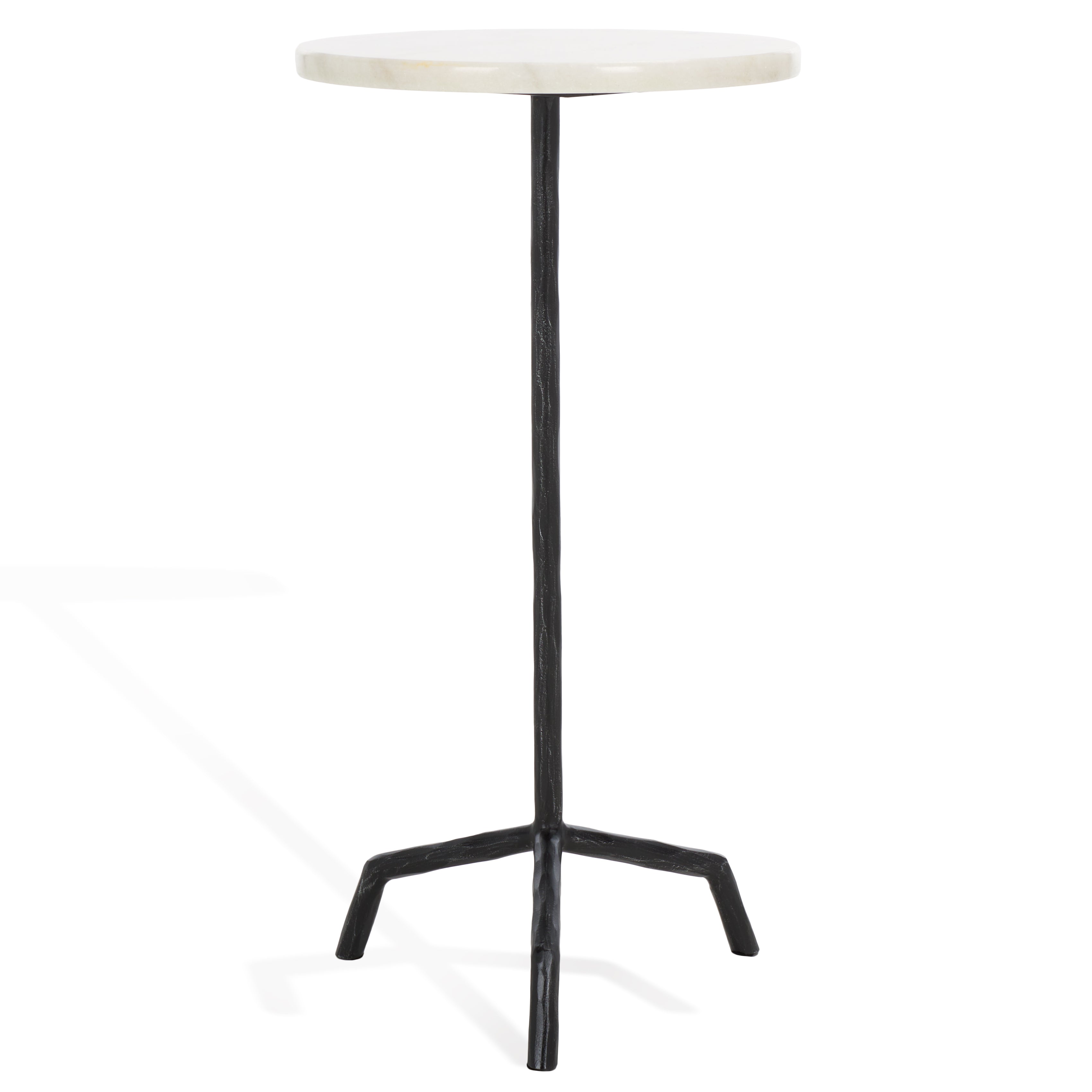 Safavieh Couture Fabrianna Marble Top Drink Table, SFV9533 - Black / White