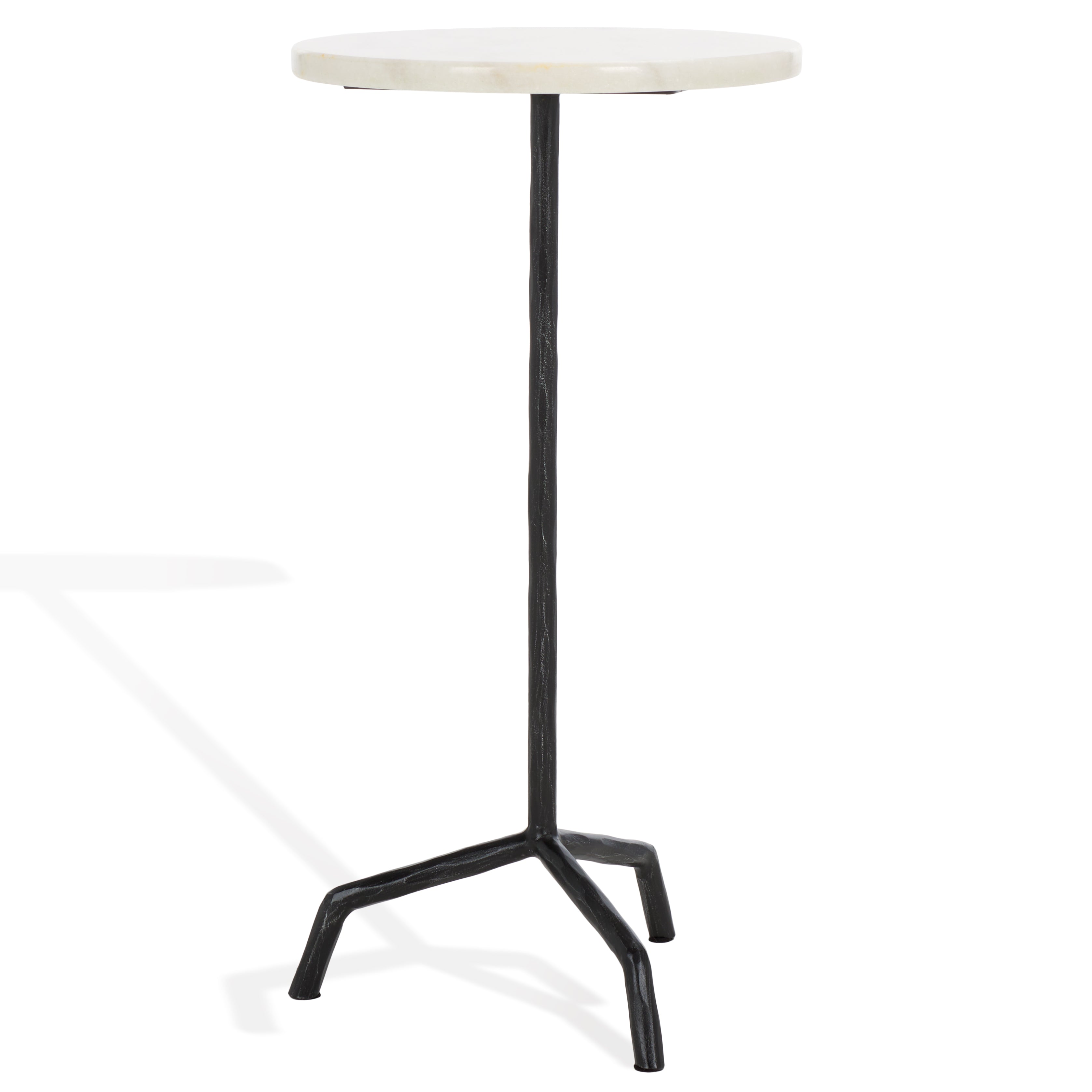 Safavieh Couture Fabrianna Marble Top Drink Table, SFV9533 - Black / White