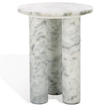 Safavieh Couture Giabella 3 Leg Marble Accent Table, SFV9715 - White