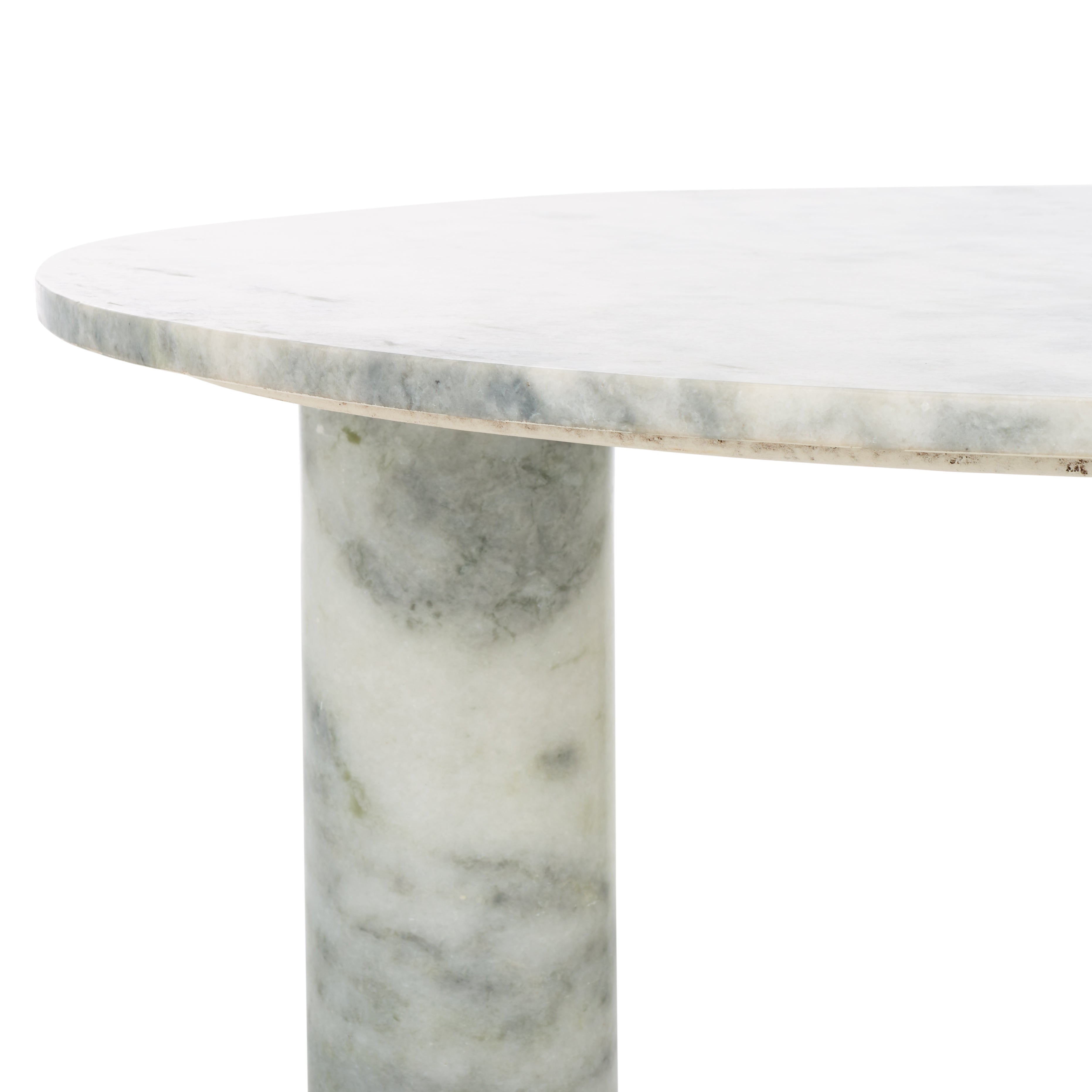 Safavieh Couture Giabella 3 Leg Marble Coffee Table, SFV9716 - White