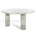 Safavieh Couture Giabella 3 Leg Marble Coffee Table, SFV9716 - White