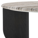 Safavieh Couture Graelyn Marble Top Coffee Table, SFV9724 - Black / Grey