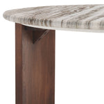 Safavieh Couture Dannica Marble Top Coffee Table, SFV9725 - Walnut / Grey