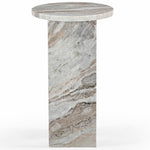 Safavieh Couture Devlin Marble Drink Table, SFV9734 - Brown