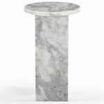 Safavieh Couture Devlin Marble Drink Table, SFV9734 - White