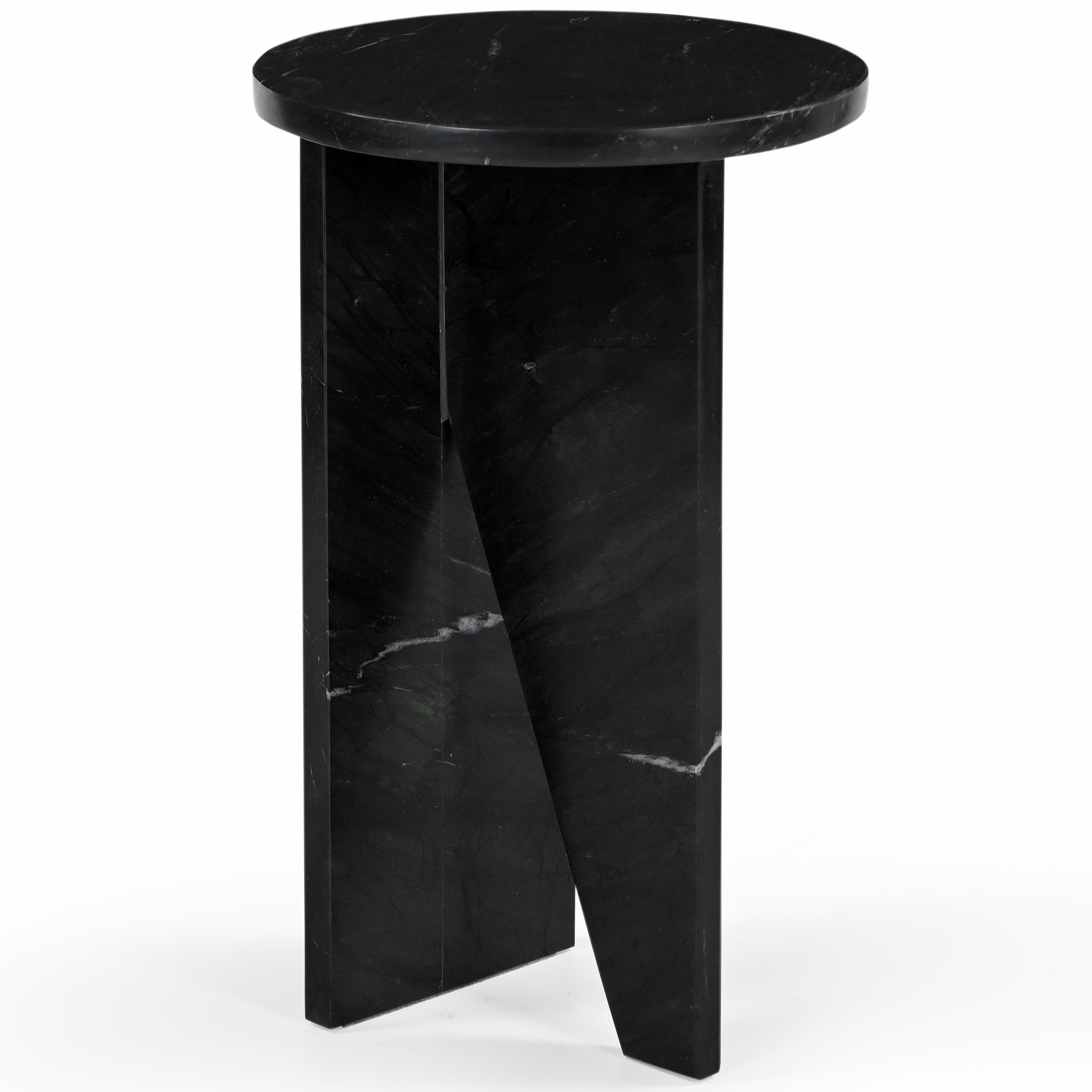 Safavieh Couture Devlin Marble Drink Table, SFV9734 - Black