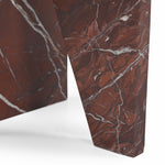 Safavieh Couture Devlin Marble Drink Table, SFV9734 - Red