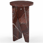 Safavieh Couture Devlin Marble Drink Table, SFV9734 - Red