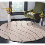 Safavieh Shag 472 Rug, SG472 - Cream / Grey