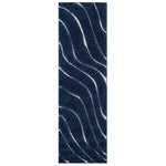 Safavieh Shag 472 Rug, SG472 - Dark Blue / Cream