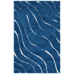 Safavieh Shag 472 Rug, SG472 - Dark Blue / Cream