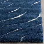 Safavieh Shag 472 Rug, SG472 - Dark Blue / Cream