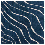 Safavieh Shag 472 Rug, SG472 - Dark Blue / Cream