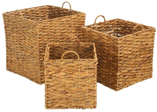 Safavieh Howell (Set of 3) Baskets, STG1808 - Natural