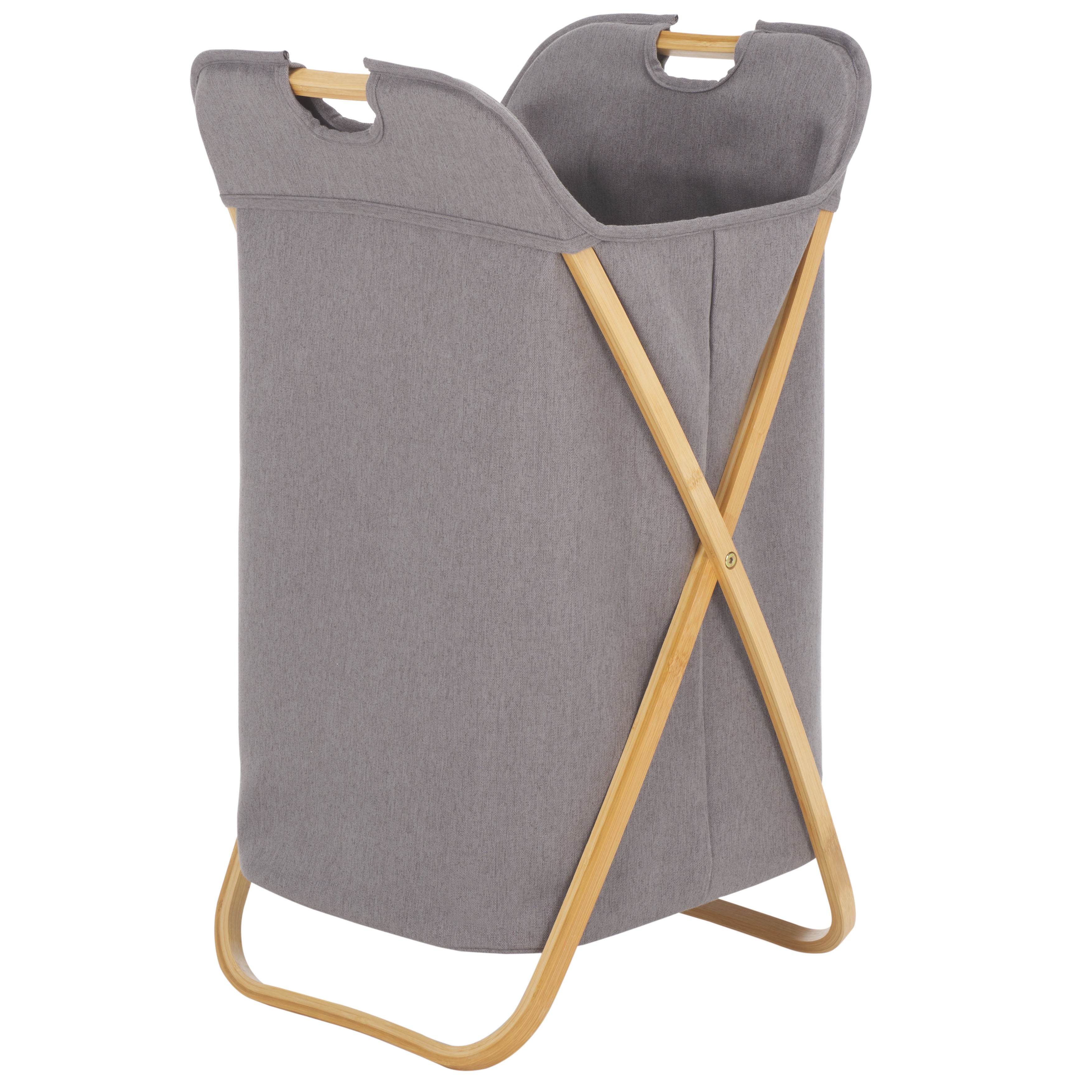 Safavieh Quinne Laundry Basket, STG1906 - Natural / Grey