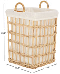 Safavieh Runa Basket W/ Liner, STG6504 - Natural / White