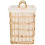 Safavieh Runa Basket W/ Liner, STG6504 - Natural / White