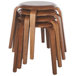 Safavieh Luella Stackable Stool , STL1000 - Walnut