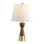 Safavieh Renni Table Lamp (Set of 2), TBL4227 - Brown/Brass Gold