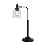 Safavieh Rino, 23 Inch, Metal Table Lamp W/ Usb Port, TBL4294-U - Black