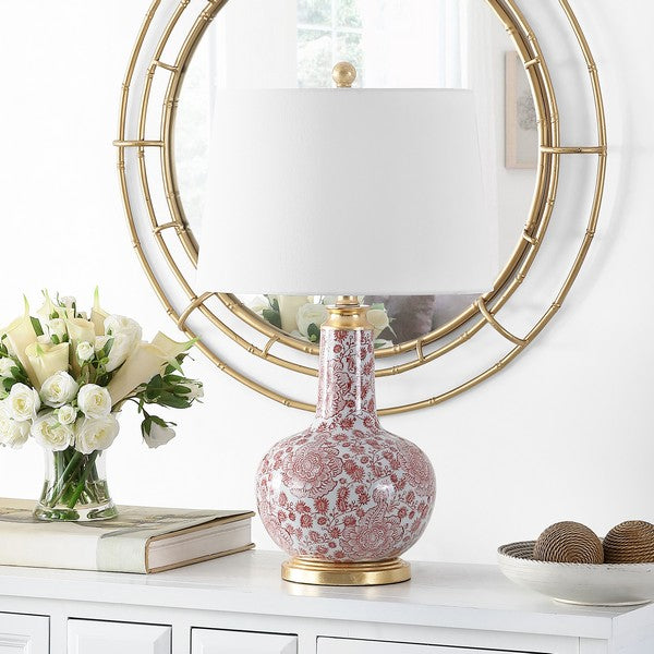 Safavieh Leia Ceramic Table Lamp, TBL4297 - Red