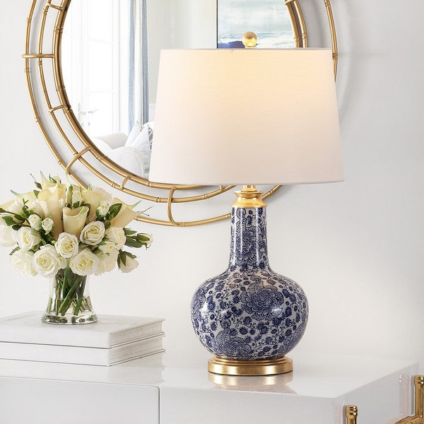 Safavieh Leia Ceramic Table Lamp, TBL4297 - Blue