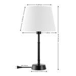 Safavieh Nysa 20.5 Inch Table Lamp, TBL4491 - Black