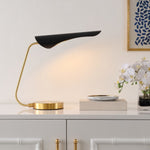 Safavieh Fynn, 16.5 Inch, Iron Table Lamp, TBL4541 - Black / Brass