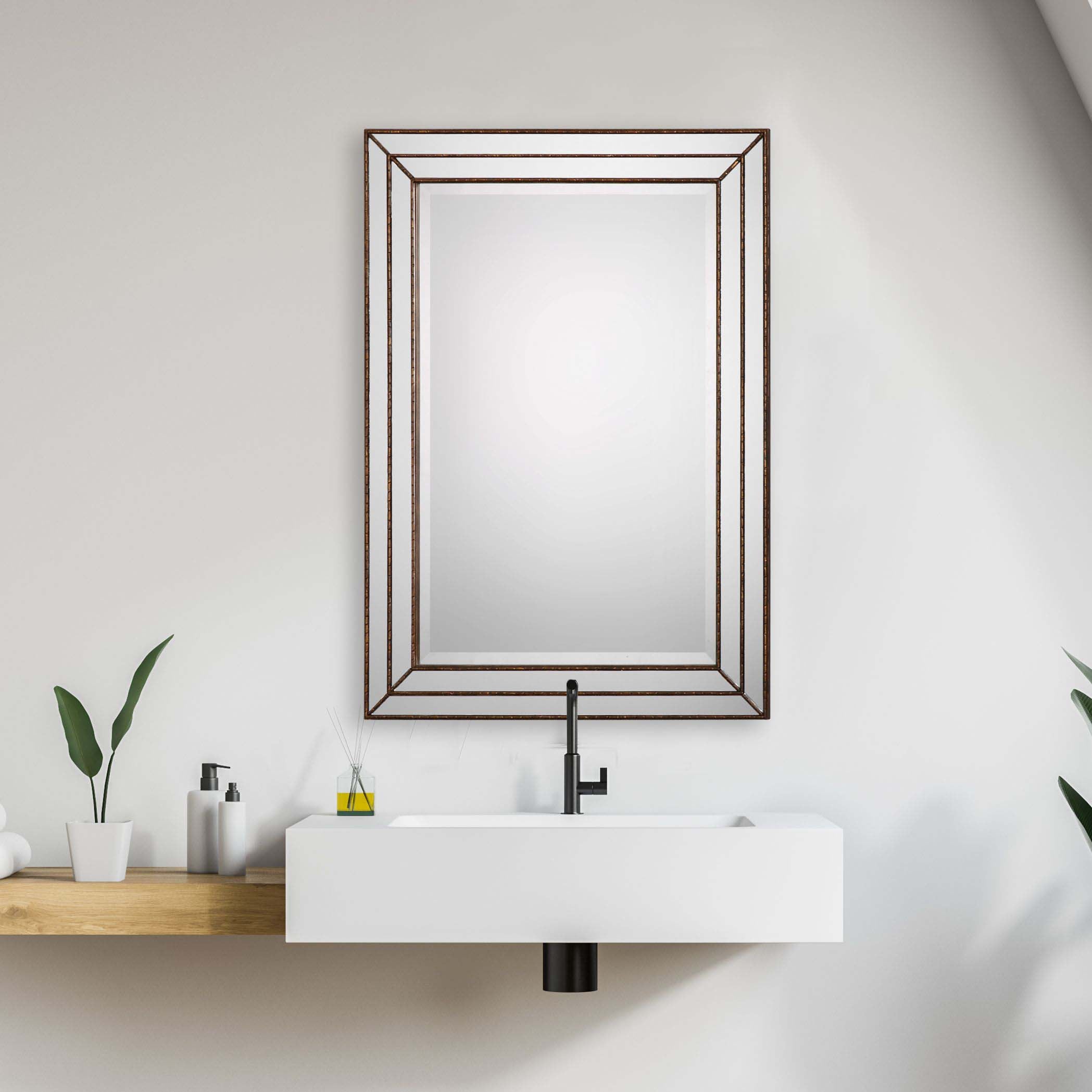 Home Decor Mirror - Metallic Bronze