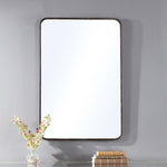 Home Decor Mirror - Finished In A Rich Dark Bronze